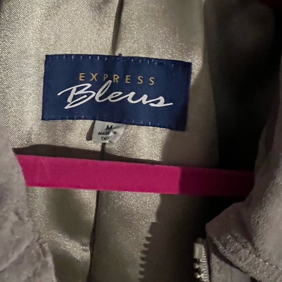 Express Blues Leather Jacket - Picture 4 of 4